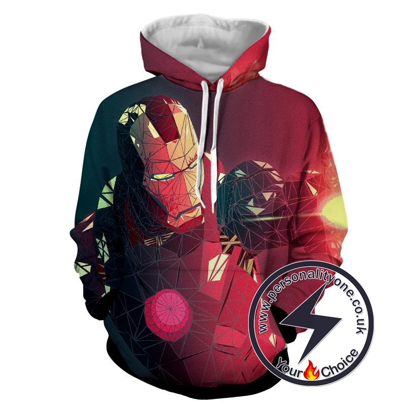 Iron Man - Iron Man 3D - Iron Man Hoodies